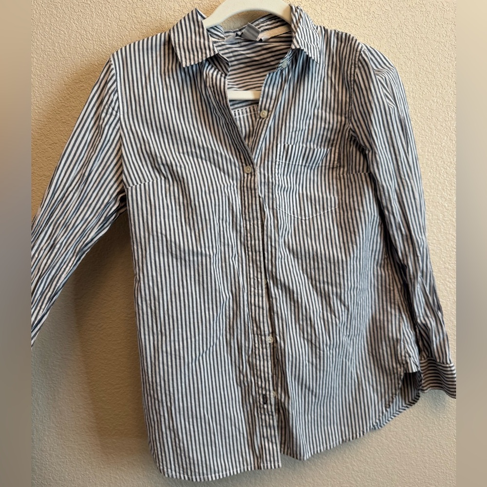 Old Navy Long Sleeve Button Down “The Tunic Shirt” | XS